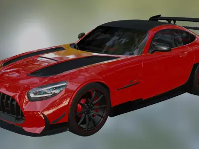 Mercedes-AMG GT Black Series 3D model