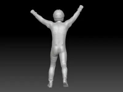 CAR DRIVER FORMULA ONE 1 3D print model