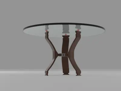 dining table 3D model 12