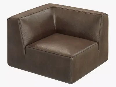 RH Modern Como Modular Corner Chair 3D model