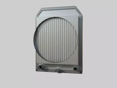 Radiator Low-poly 3D model