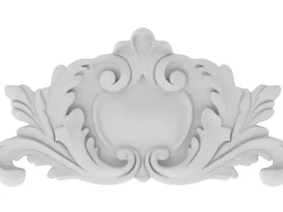 Cartouche Ornament 042 3D model