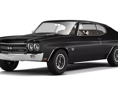 Chevrolet Chevelle SS 454 1970 3D model