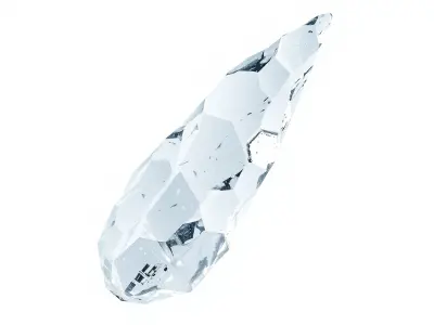 Crystal Shard Model Pack  Realistic Detailed Collection Low-poly 3D model