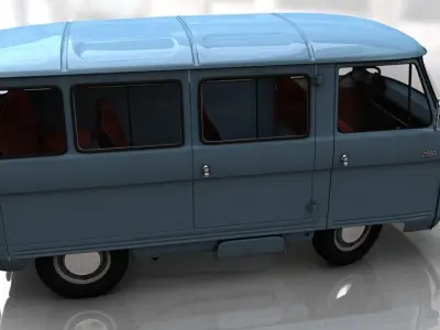 COMMER 2500 BUS 1968 3D model