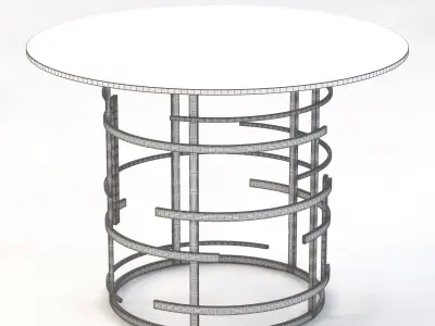 Jules Dining Table 3D model