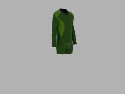 Sport Suit Low-poly 3D model
