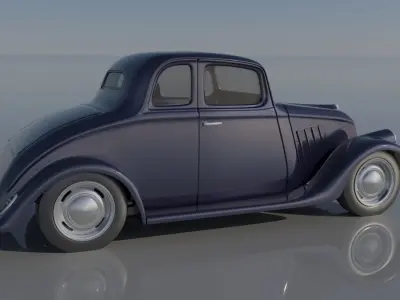 Willys Coupe 1933  3D print model