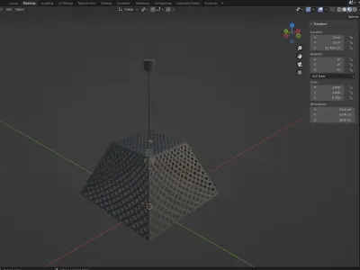 CHANDALIER 05 Low-poly 3D model