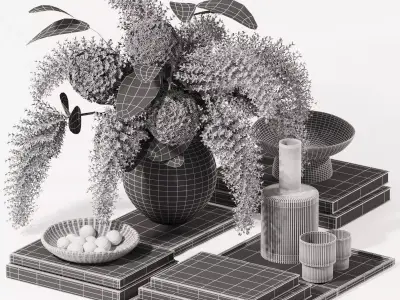 Decorative set H28 3D model