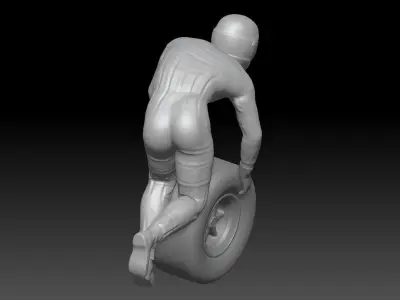 FORMULA ONE PIT STOP 7 3D print model