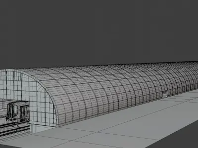 London metro station III 3D model