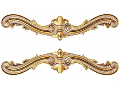 Classic carved 138 3D model