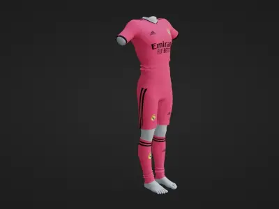 Real Madrid Sportwear Low-poly 3D model