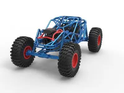 Rock bouncer Scale 1 to 25 3D print model