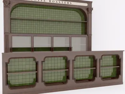 counter bar rostik 3D model