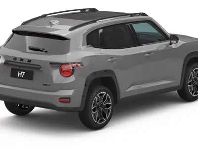 2025 GWM Haval H7 HEV with Interior 3D model