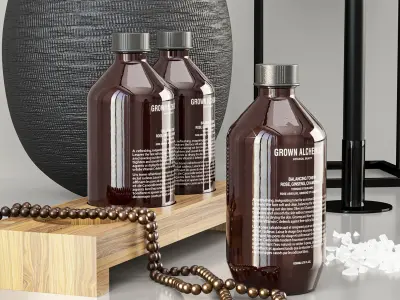 Bathroom accessories 3D model