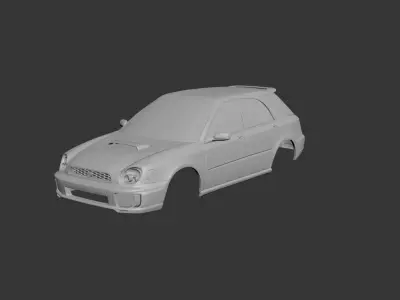 Subaru Impreza Wagon 2000 wrx sti 3D print model