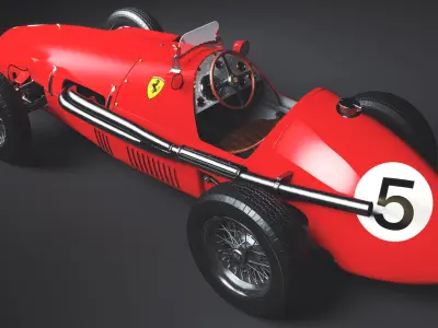 Ferrari 500 F2 1952 3D model