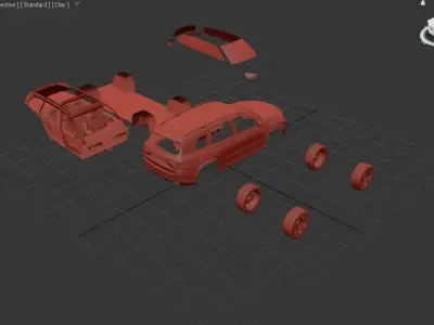 Mercedes Benz GLS600 Maybach 2024 3D print model