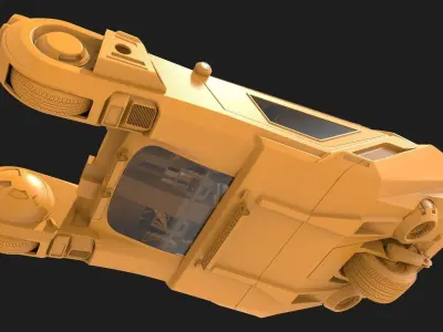 K Spinner - Blade Runner 2049 Fan Art 3D model