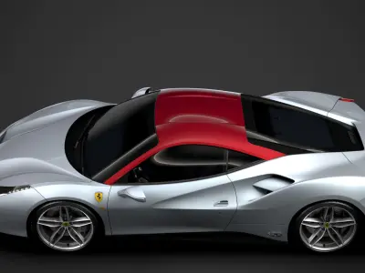 Ferrari 488 GTB The Shah 2018 3D model