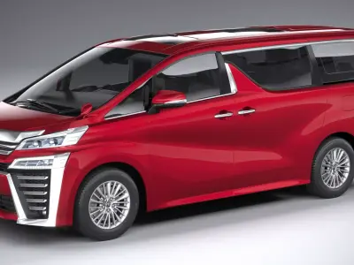 Toyota Vellfire 2023 3D model