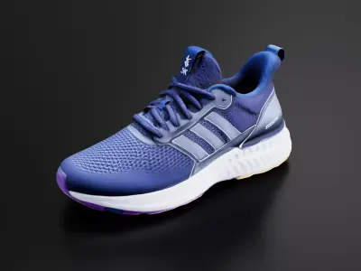 Running shoe 01 Low-poly 3D model