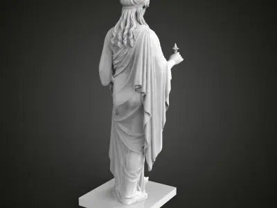Goddess of hope 3D print model