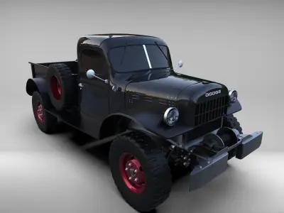 1946 Dodge Power Wagon 3D model