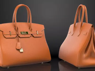 Hermes Birkin Bag 3D model