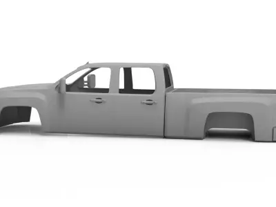 Chevrolet Silverado 1500 2013  3D print model