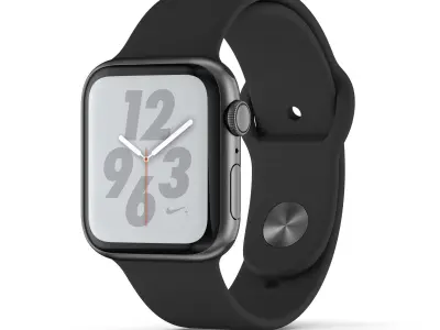 Apple Watch Series 4 Gray 3D model