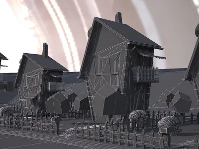 TOON STREET 3D model