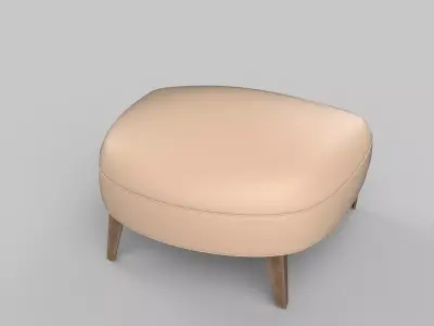 footrest Low-poly 3D model