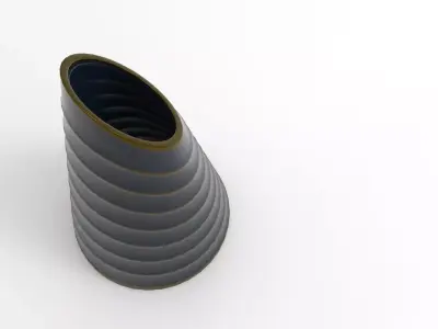 Ippe Vase Low-poly 3D model