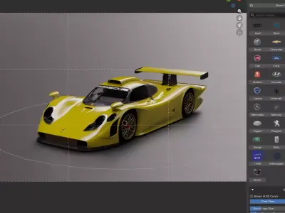 Ultimate 3D Car Model Pack 154 Vehicles Blender Add-on 3D model