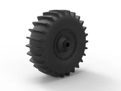 Wheel from SHERP ATV 3D print model