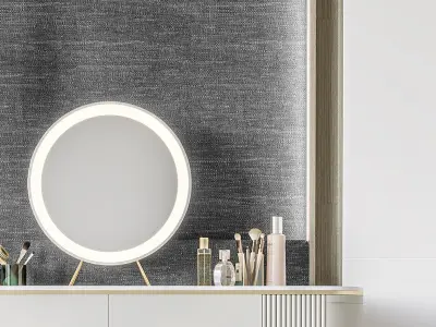 Modern Table Dressing Luxury 3D model