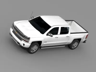 Chevrolet Silverado High Country ShB 2016 3D model