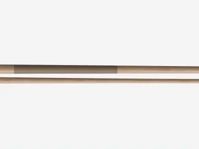 Traditional Pool Cue 3D model