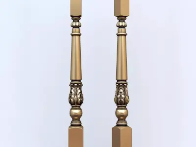 Classic baluster 3D model