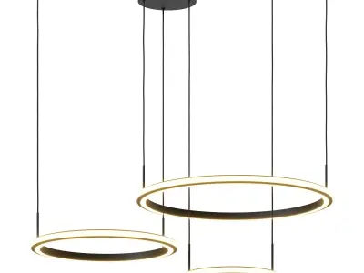 YLK Ring Modern LED Chandelier  3D model