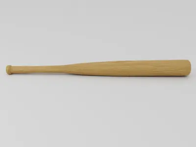 Baseball bat 3D model