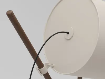 Tripod Floor and Desk Lamp Collection Artisan Shift Lamp 3D model