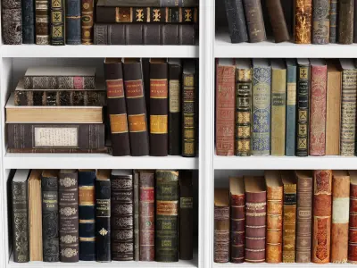 Classic Books 13 3D model