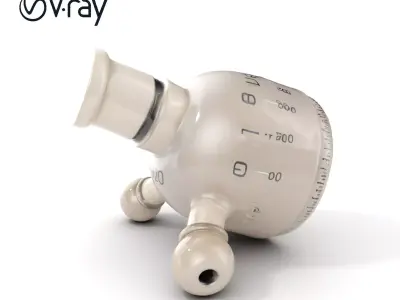 Precision Metal Tool D Model Pack Low-poly 3D model