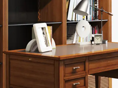 Morelato office furniture set 001 3D model