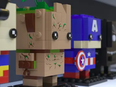 LEGO BrickHeadz 3D model